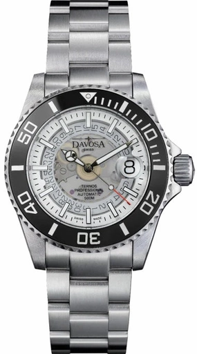 Davosa Watches Davosa Ternos Professional Nebulous Automatic Misty White Watch