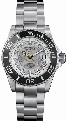 Davosa Watches Davosa Ternos Professional Nebulous Automatic Misty White Watch