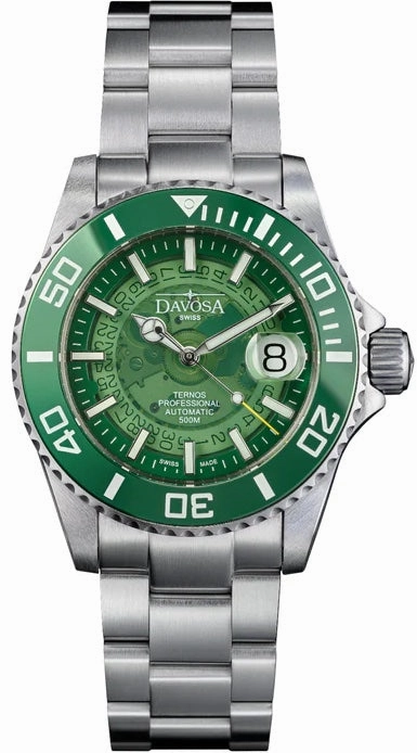 Davosa Watches Davosa Ternos Professional Nebulous Automatic Mystic Green Watch