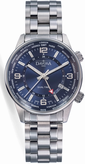 Davosa Watches Davosa Vireo Dual Time Watch