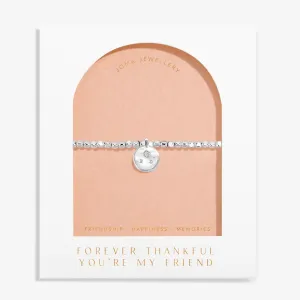 Dolce Vita Forever thankful You're My Friend Silver Plated Bracelet 8497 Joma Jewellery