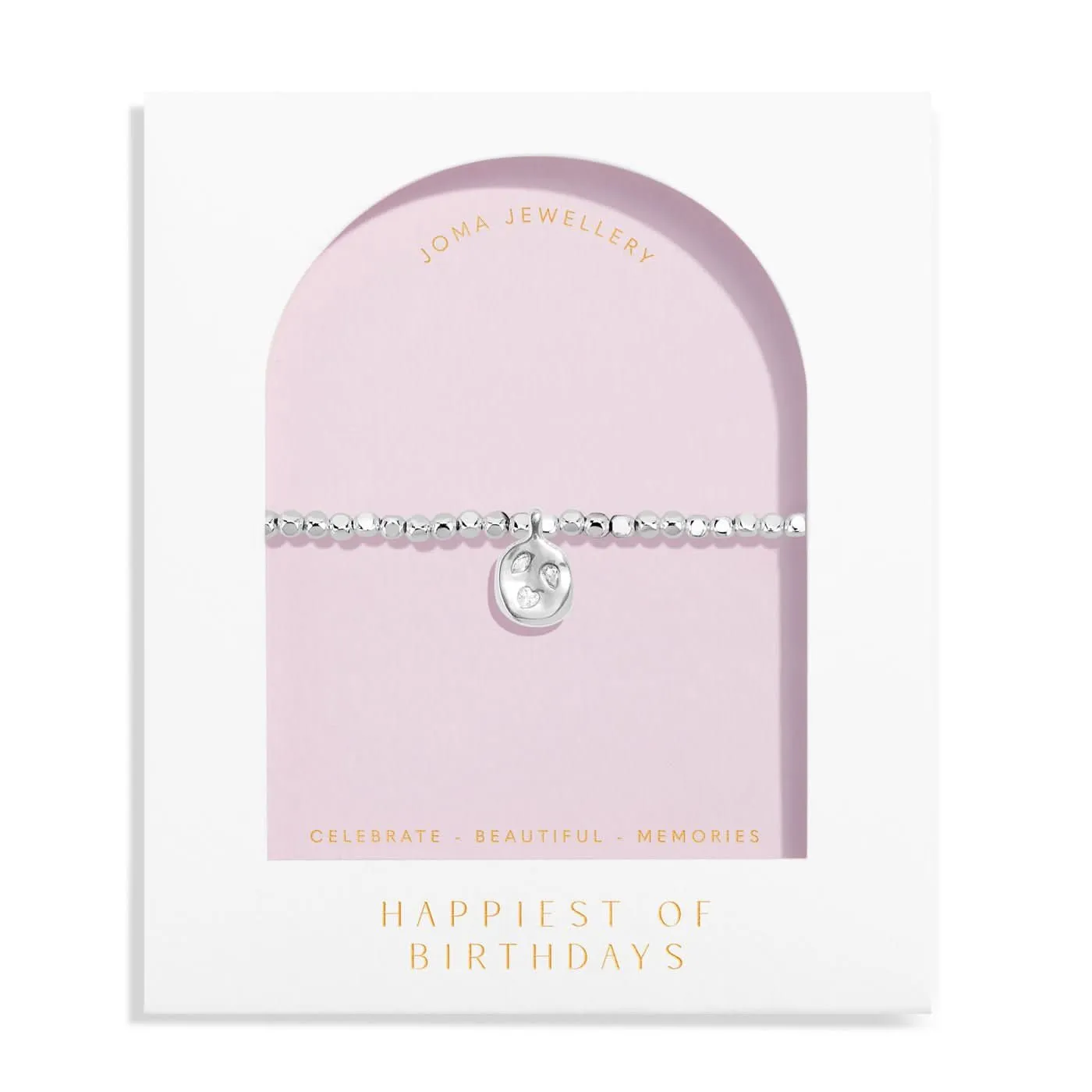 Dolce Vita Happiest of Birthdays Silver Plated Bracelet 8495 Joma Jewellery