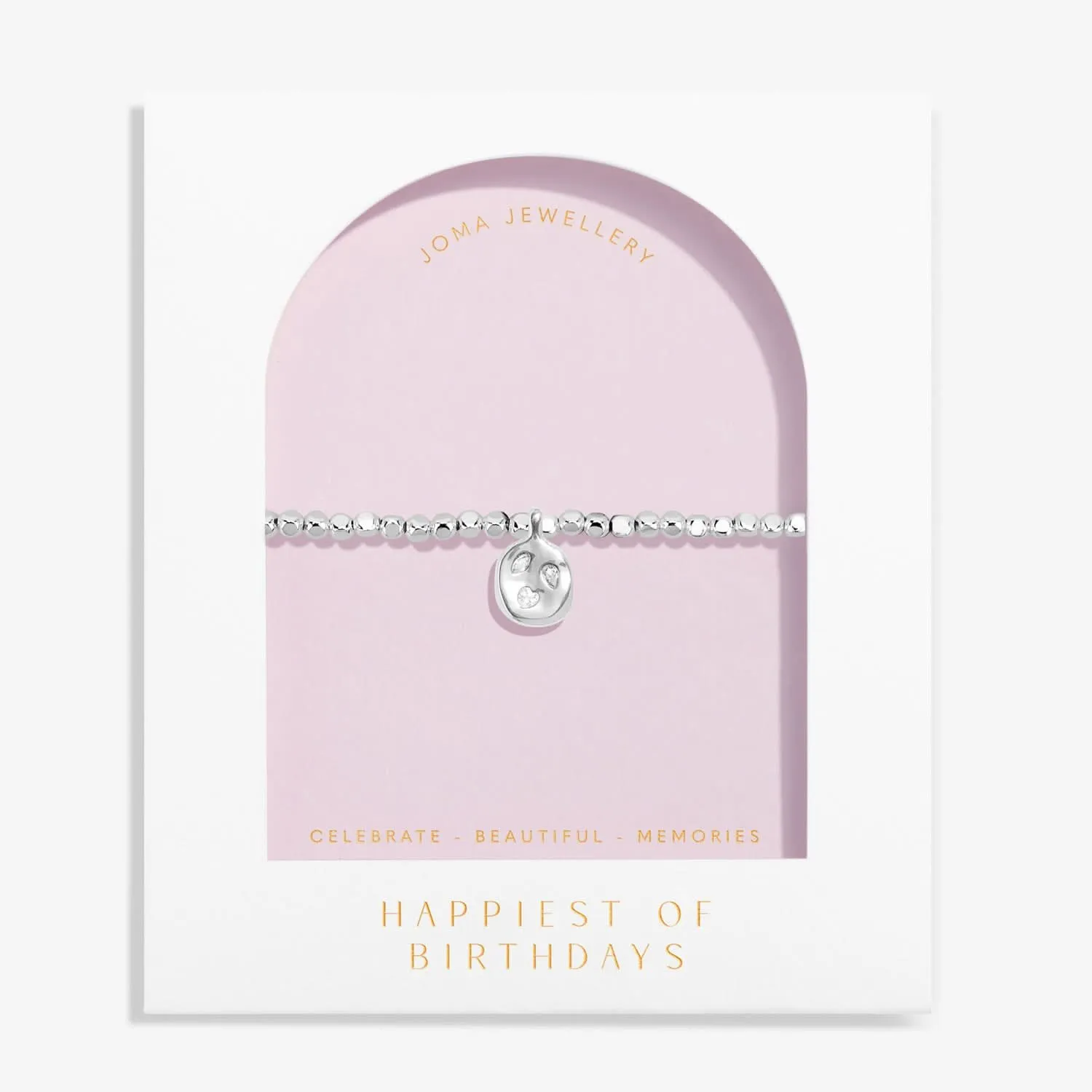 Dolce Vita Happiest of Birthdays Silver Plated Bracelet 8495 Joma Jewellery