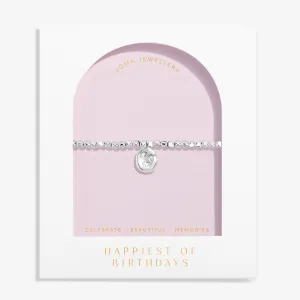Dolce Vita Happiest of Birthdays Silver Plated Bracelet 8495 Joma Jewellery