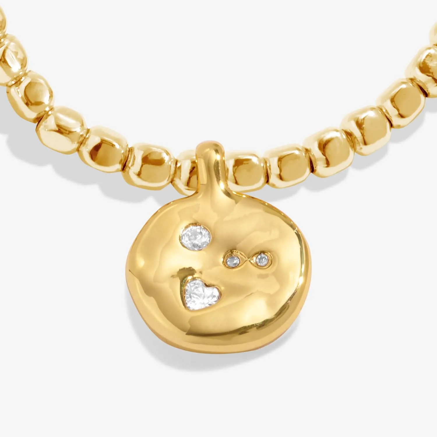 Dolce Vita Lucky To Have A Mum Like You Gold Plated Bracelet 8504 Joma Jewellery