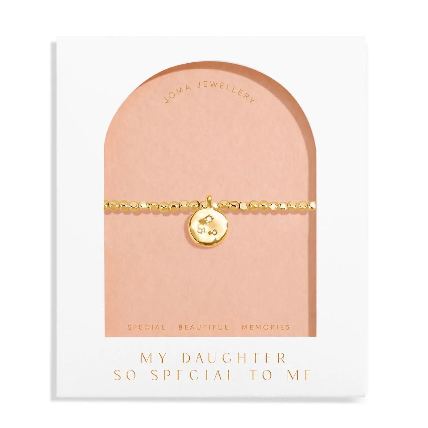 Dolce Vita My Daughter So Special To Me Gold Plated Bracelet 8505 Joma Jewellery