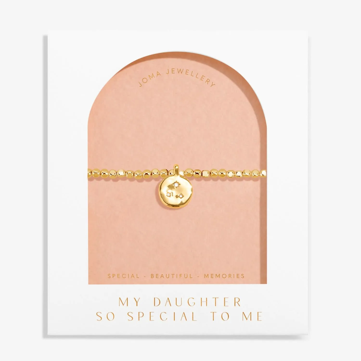 Dolce Vita My Daughter So Special To Me Gold Plated Bracelet 8505 Joma Jewellery