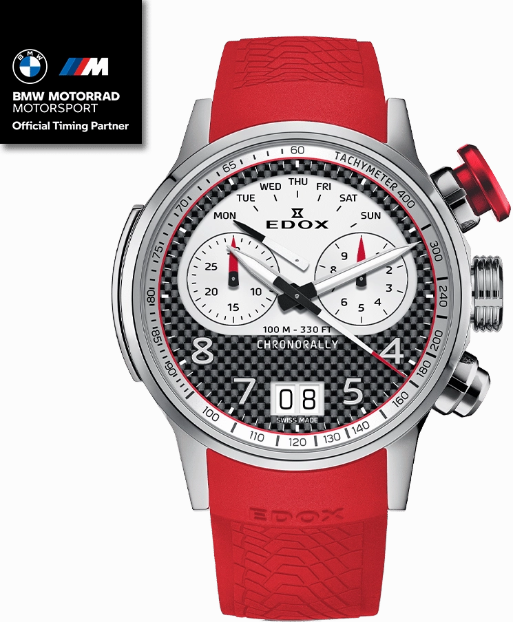 Edox Watches Edox Chronorally Chronograph BMW Limited Ediiton Watch