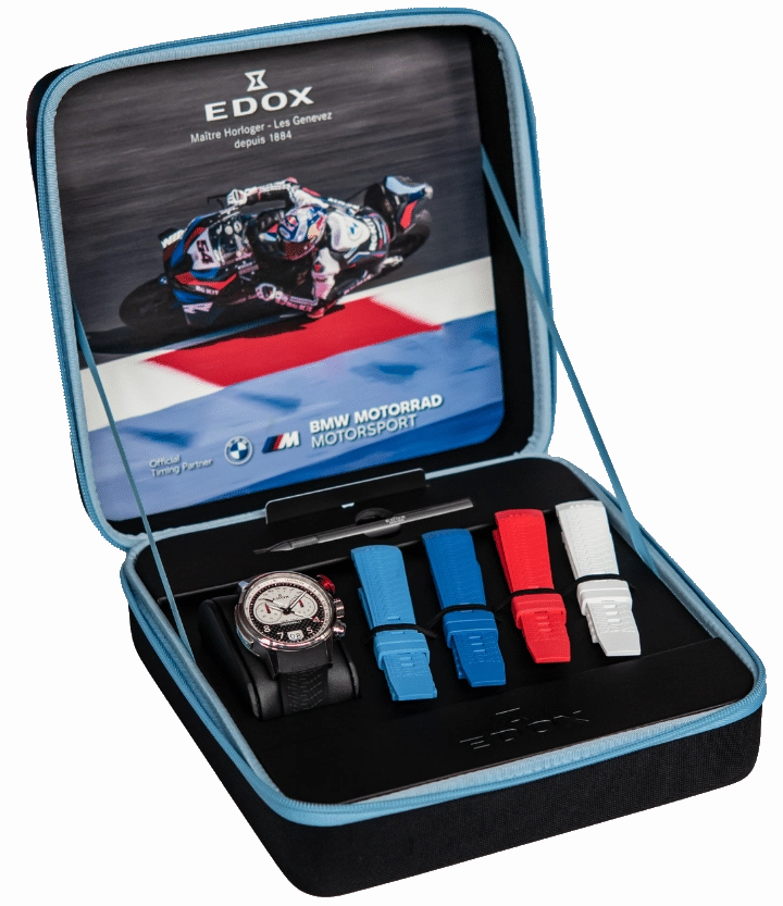 Edox Watches Edox Chronorally Chronograph BMW Limited Ediiton Watch