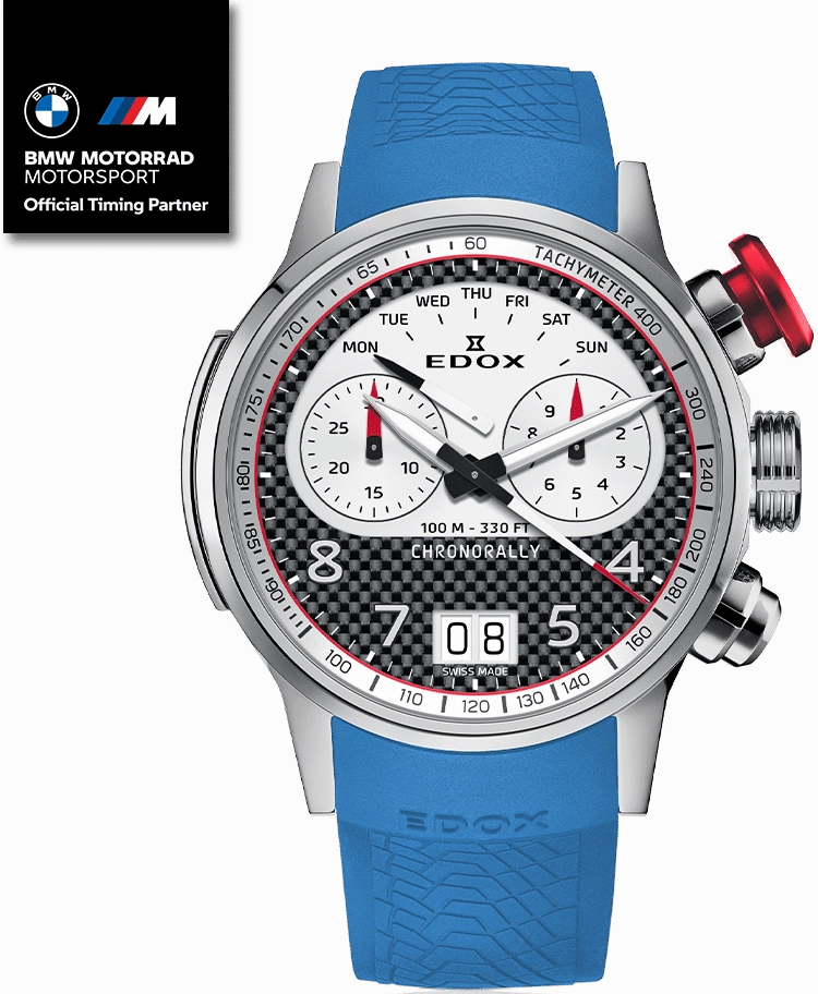 Edox Watches Edox Chronorally Chronograph BMW Limited Ediiton Watch