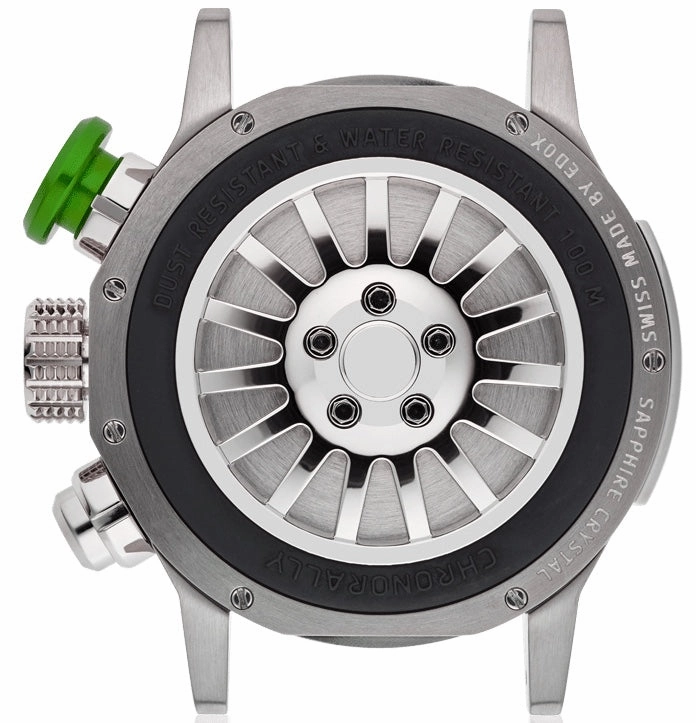 Edox Watches Edox Chronorally Chronograph Titanium Watch