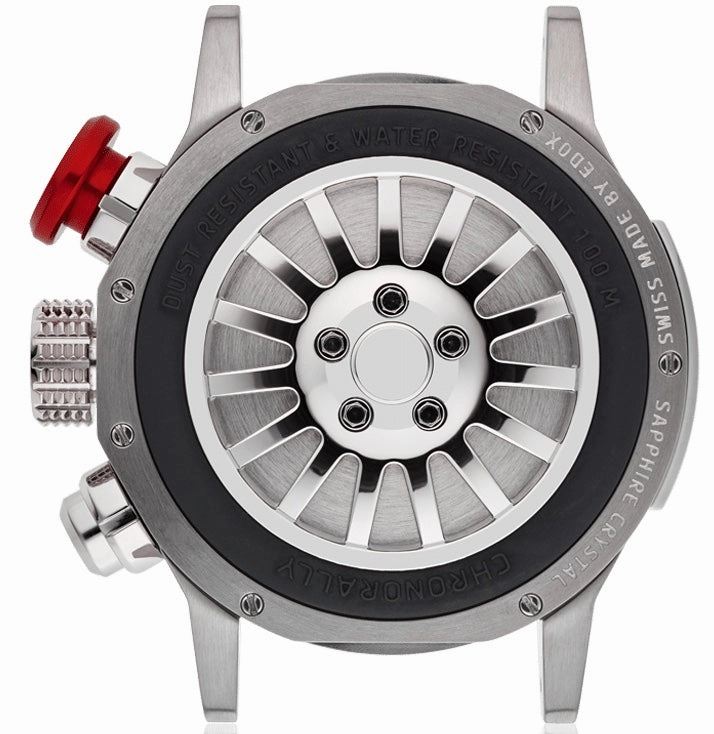 Edox Watches Edox Chronorally Chronograph Titanium Watch