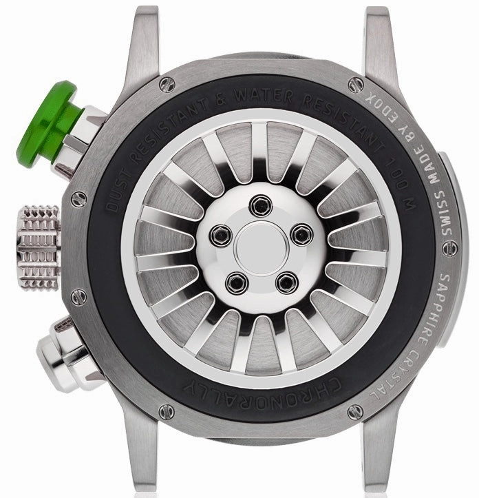 Edox Watches Edox Chronorally Chronograph Titanium Watch