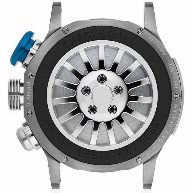 Edox Watches Edox Chronorally Chronograph Titanium Watch
