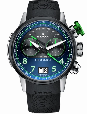 Edox Watches Edox Chronorally Chronograph Titanium Watch