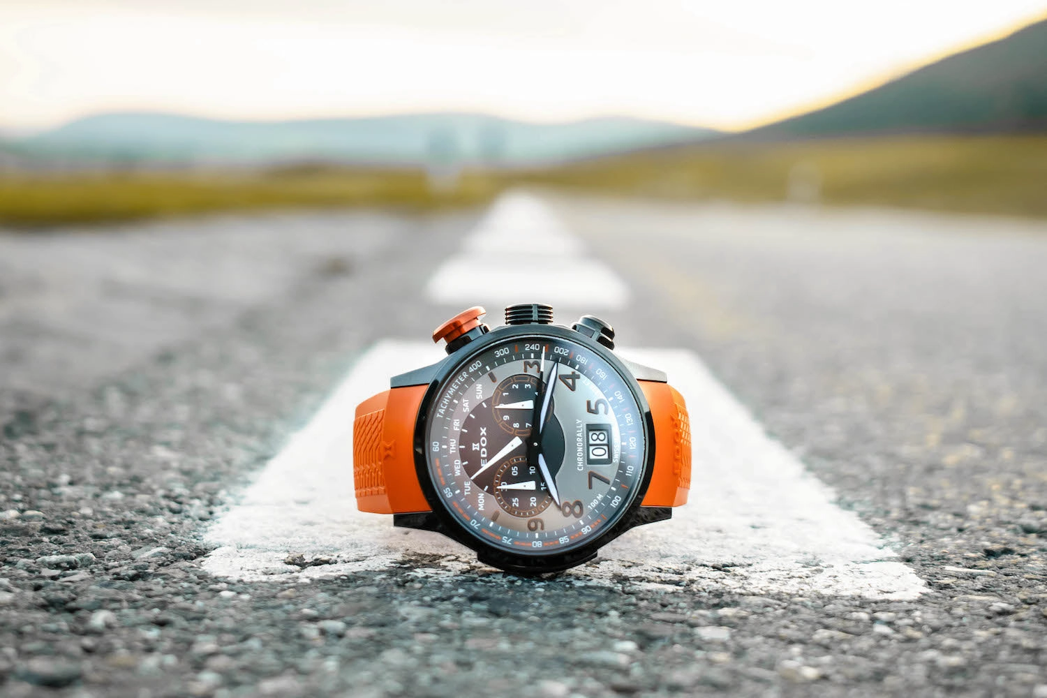 Edox Watches Edox Chronorally Chronograph Watch