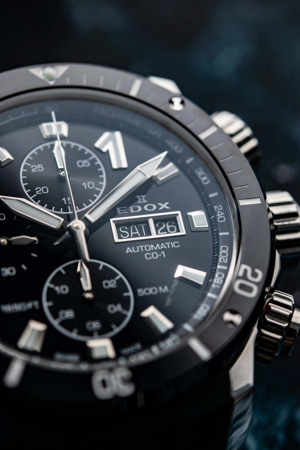 Edox Watches Edox CO-1 Automatic Chrono Watch