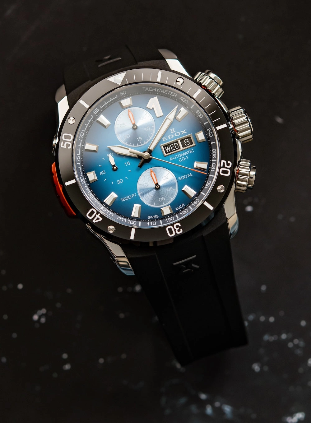 Edox Watches Edox CO-1 Automatic Chrono Watch