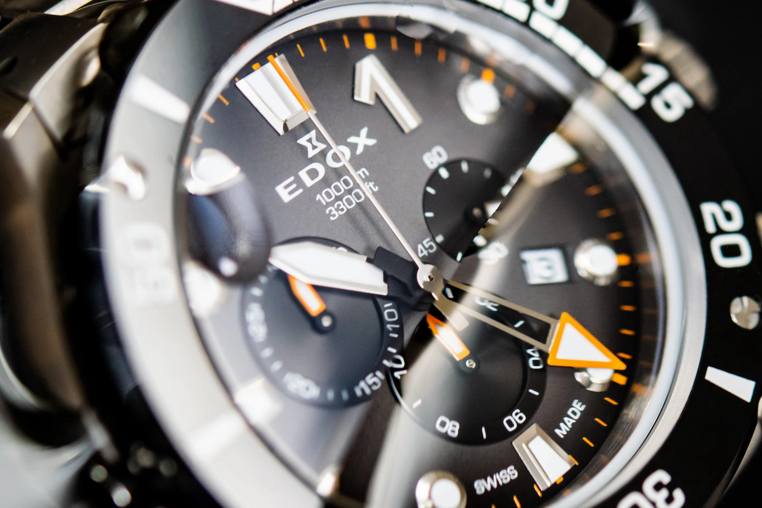 Edox Watches Edox CO-1 Chrono Quartz Titanium Watch