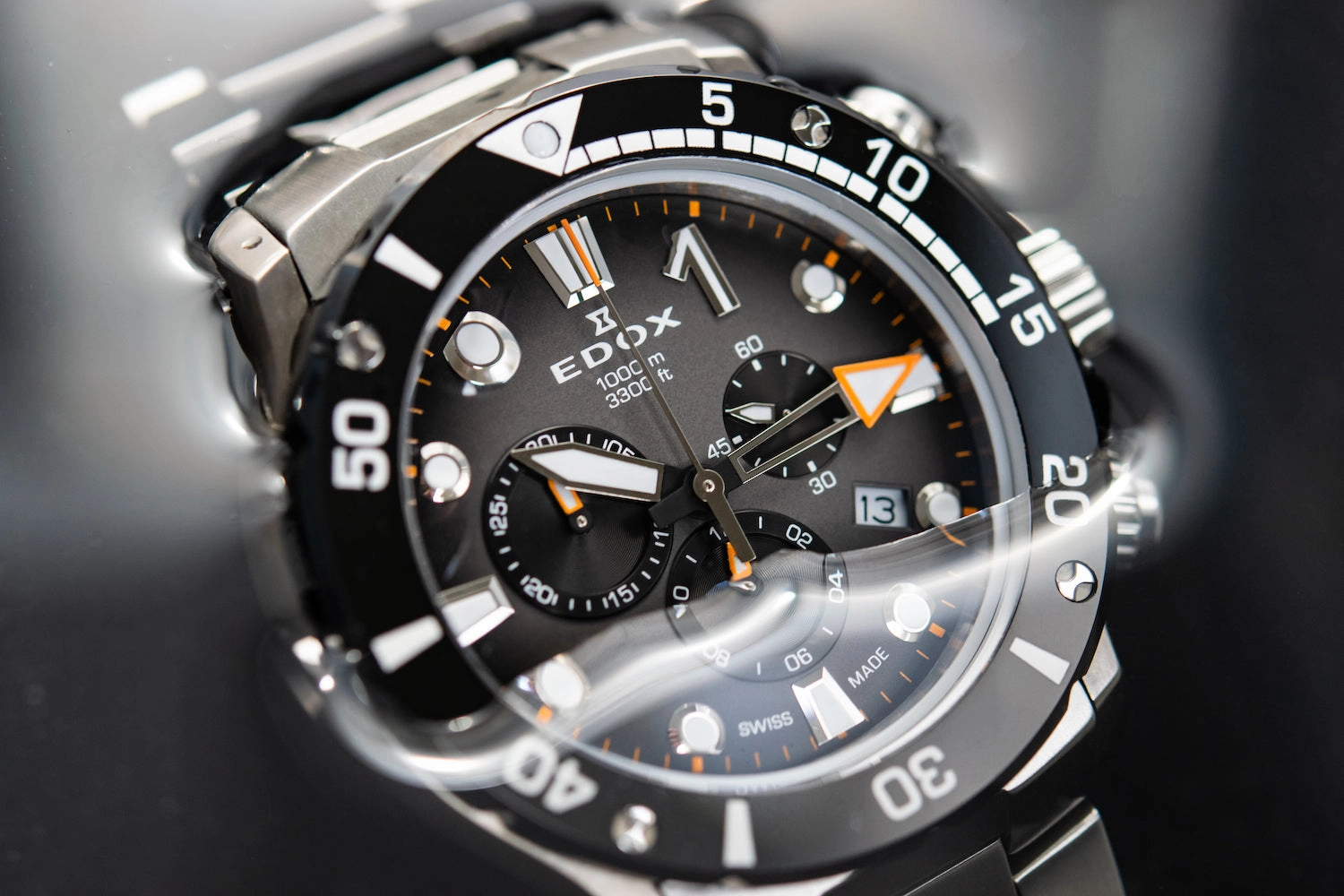 Edox Watches Edox CO-1 Chrono Quartz Titanium Watch