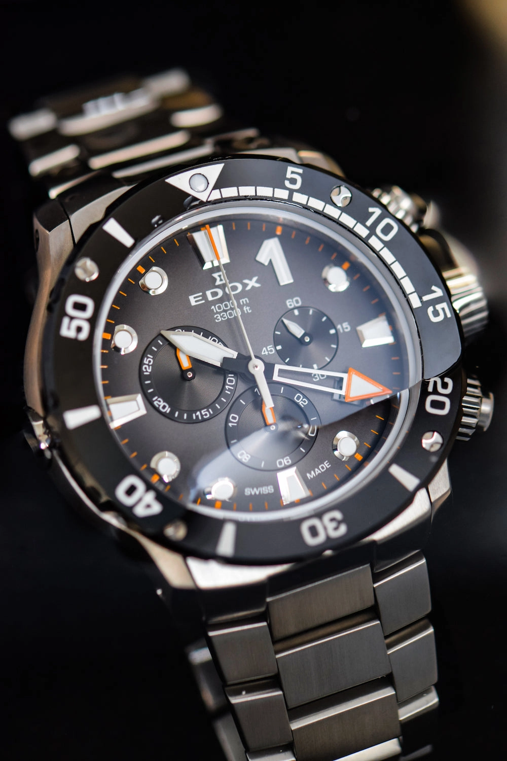 Edox Watches Edox CO-1 Chrono Quartz Titanium Watch