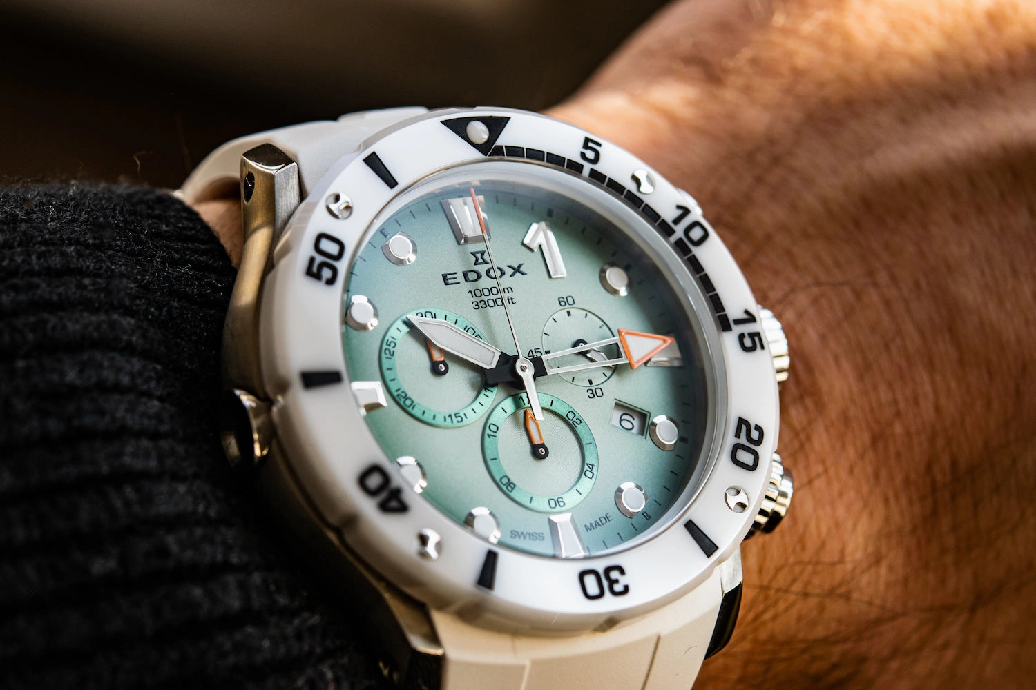 Edox Watches Edox CO-1 Chrono Quartz Titanium Watch
