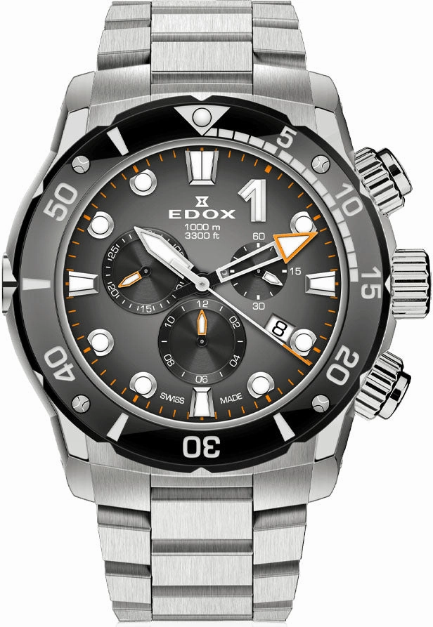 Edox Watches Edox CO-1 Chrono Quartz Titanium Watch