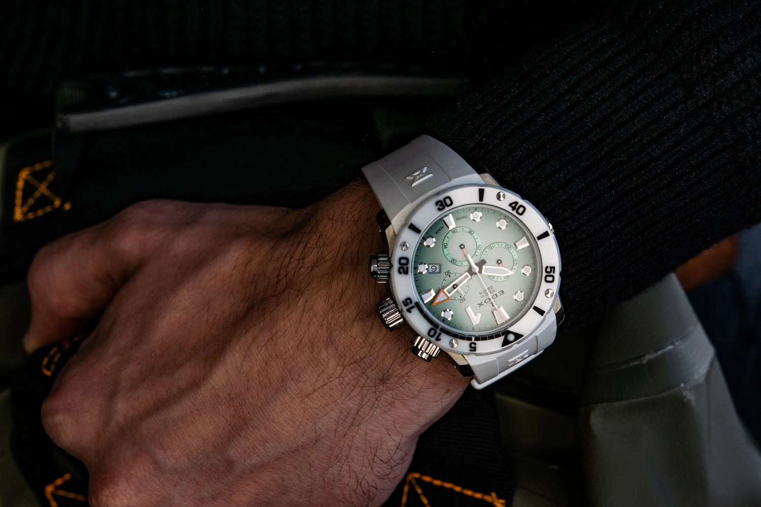 Edox Watches Edox CO-1 Chrono Quartz Titanium Watch