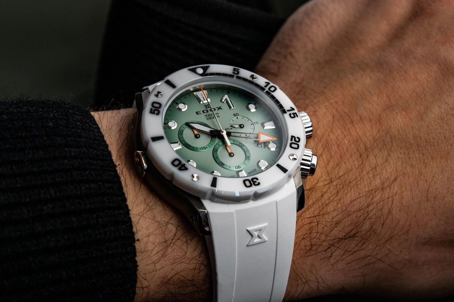 Edox Watches Edox CO-1 Chrono Quartz Titanium Watch