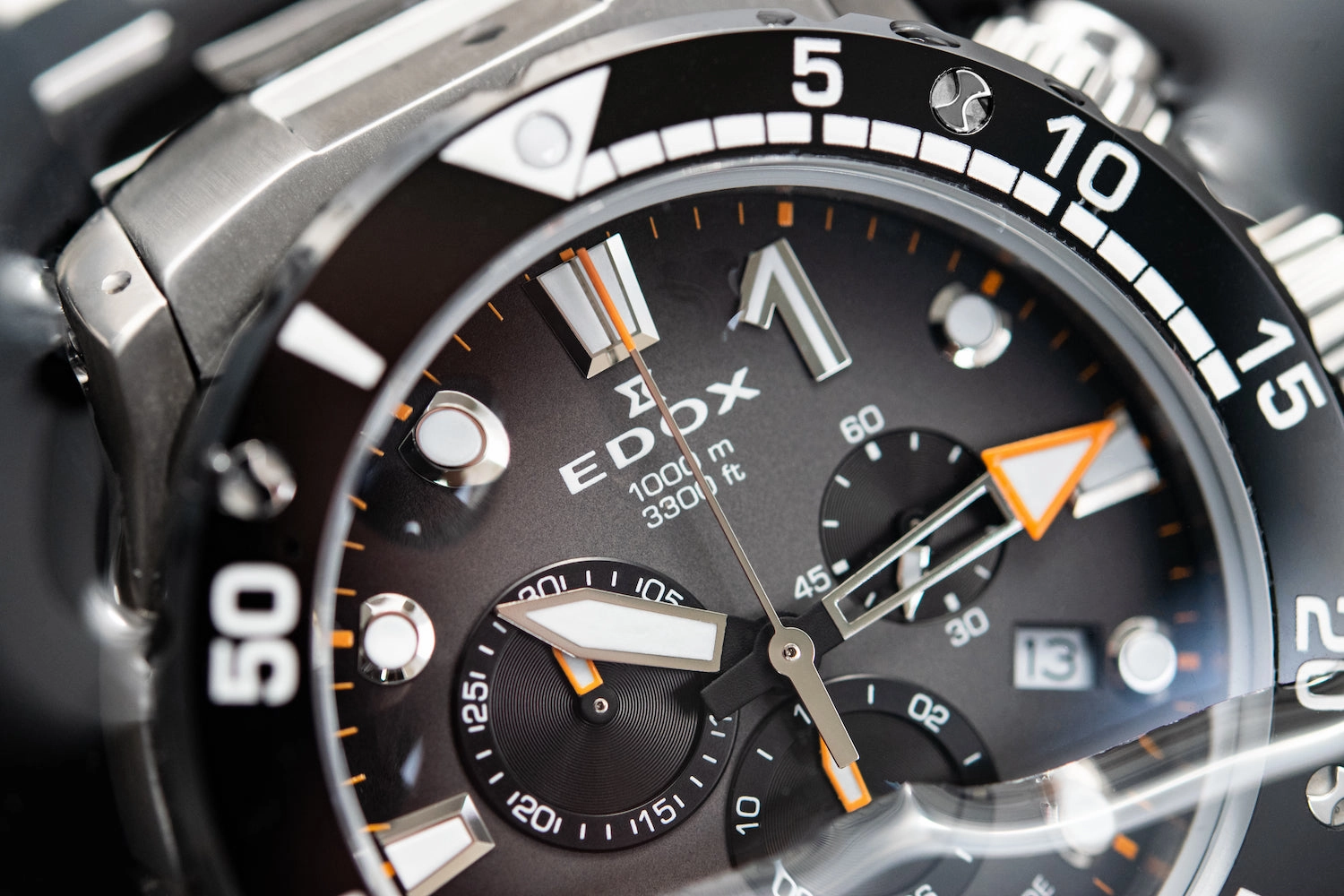 Edox Watches Edox CO-1 Chrono Quartz Titanium Watch