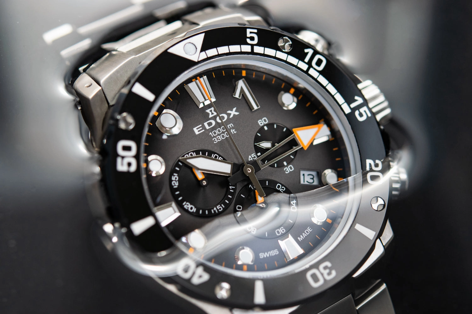 Edox Watches Edox CO-1 Chrono Quartz Titanium Watch