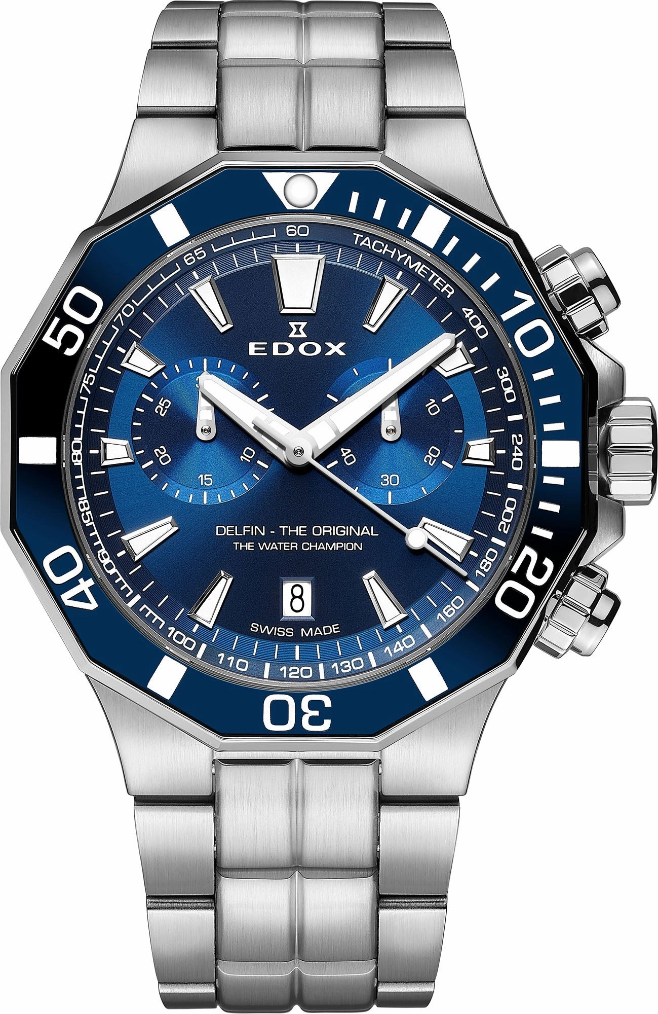 Edox Watches Edox Delfin Bracelet Mens Watch