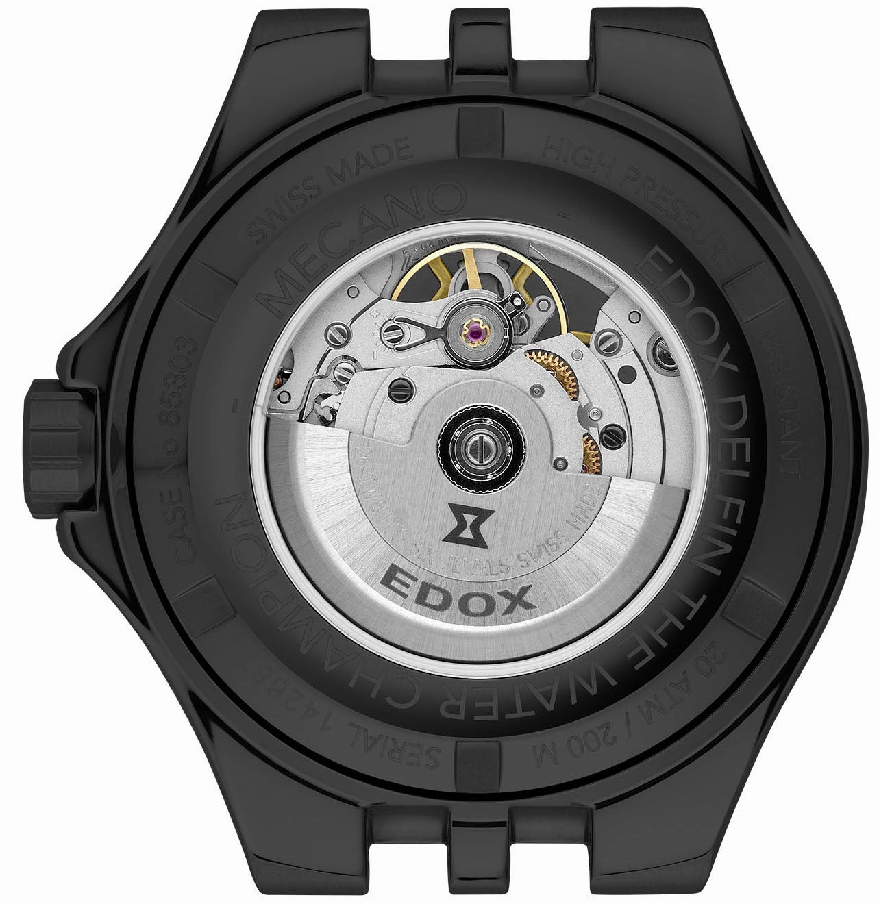 Edox Watches Edox Delfin Mecano Mens Watch