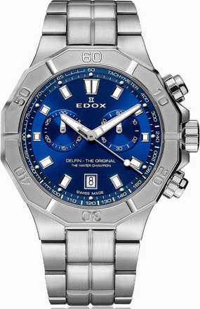Edox Watches Edox Delfin The Original Chronograph Mens Watch