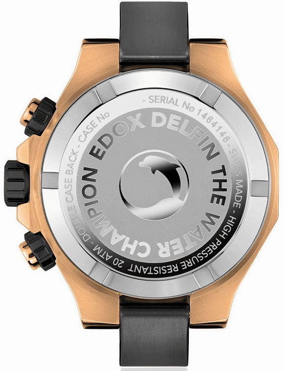 Edox Watches Edox Delfin The Original Chronograph Mens Watch