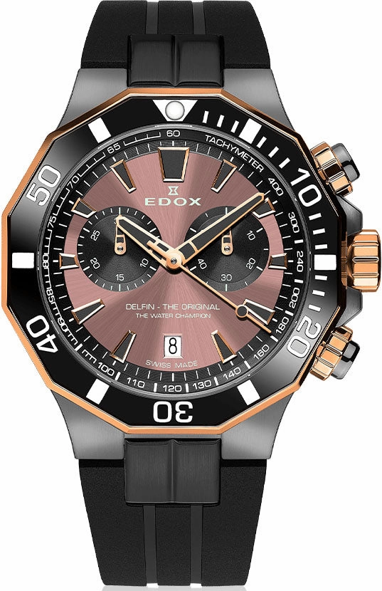 Edox Watches Edox Delfin The Original Chronograph Mens Watch