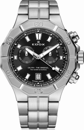 Edox Watches Edox Delfin The Original Chronograph Mens Watch