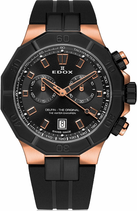 Edox Watches Edox Delfin The Original Chronograph Mens Watch
