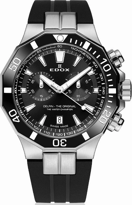 Edox Watches Edox Delfin The Original Chronograph Mens Watch