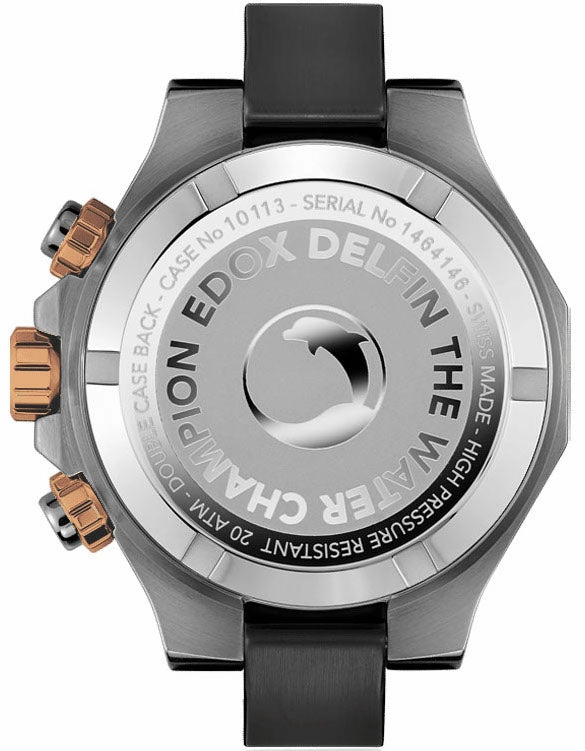 Edox Watches Edox Delfin The Original Chronograph Mens Watch