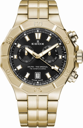 Edox Watches Edox Delfin The Original Chronograph Watch