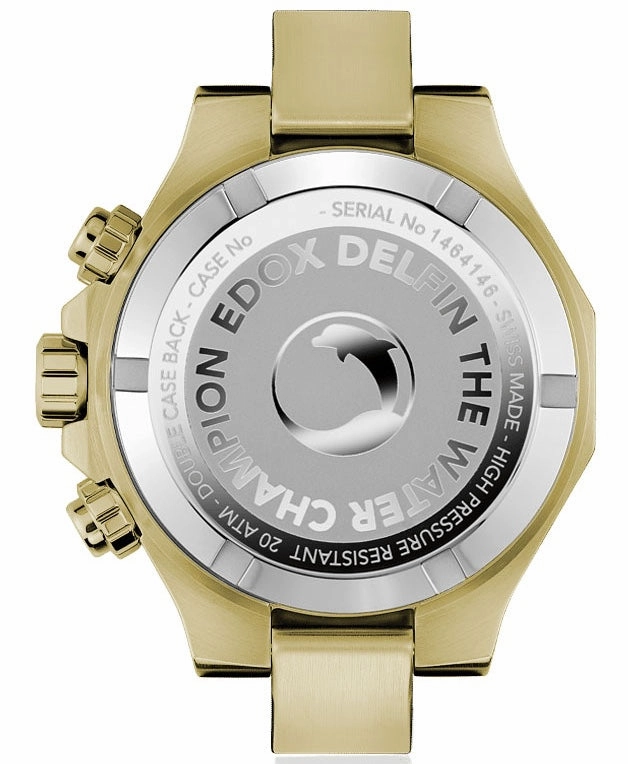 Edox Watches Edox Delfin The Original Chronograph Watch