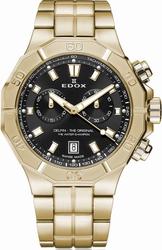 Edox Watches Edox Delfin The Original Chronograph Watch