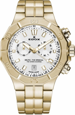 Edox Watches Edox Delfin The Original Chronograph Watch