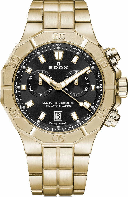 Edox Watches Edox Delfin The Original Chronograph Watch