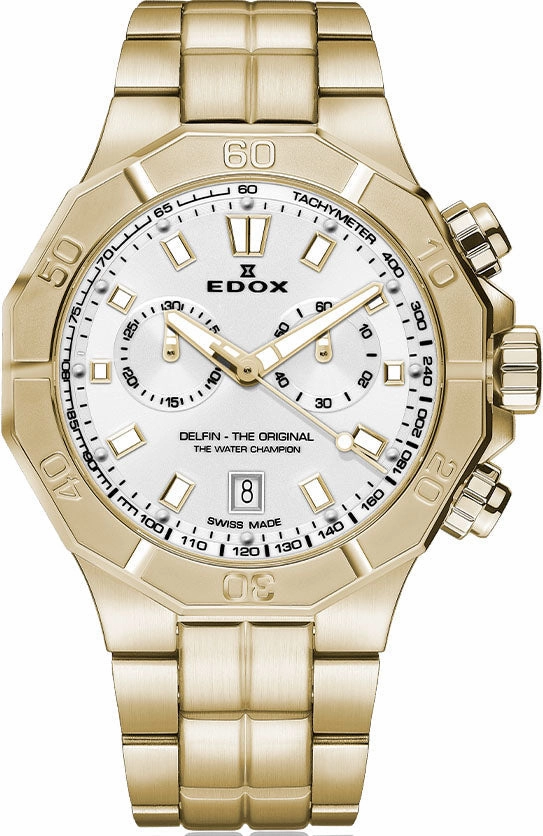 Edox Watches Edox Delfin The Original Chronograph Watch