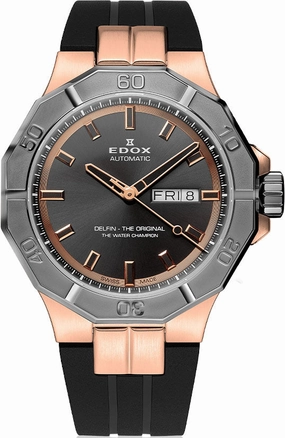 Edox Watches Edox Delfin The Original Day Date Watch
