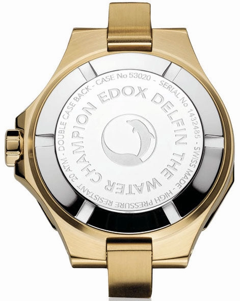 Edox Watches Edox Delfin The Original Lady Quartz 3 Hands Watch