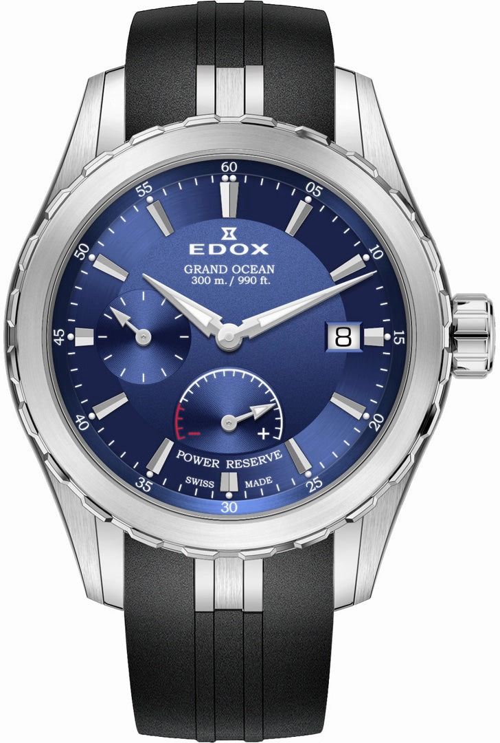 Edox Watches Edox Grand Ocean Power Reserve Small Second Watch