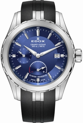 Edox Watches Edox Grand Ocean Power Reserve Small Second Watch